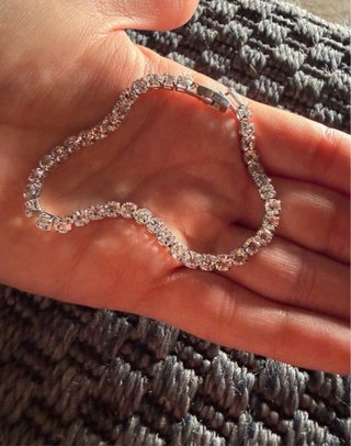 Bracciale tennis con zirconi