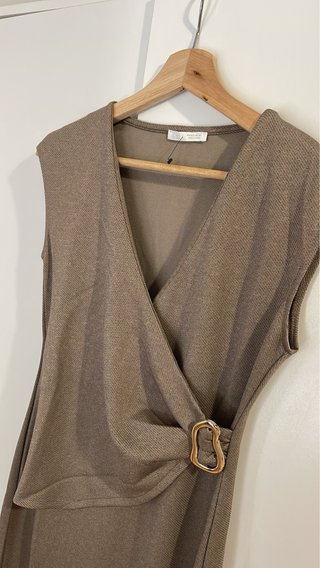 Vestido midi Zara Talla S