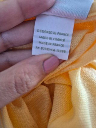 Polo Lacoste Uomo Vintage Giallo Taglia L