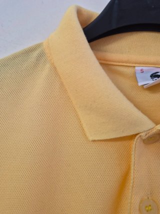 Polo Lacoste Uomo Vintage Giallo Taglia L