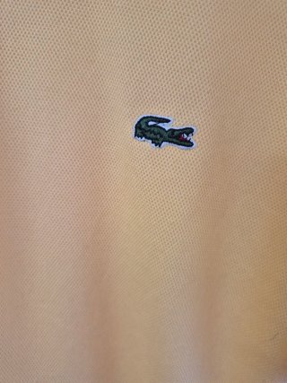 Polo Lacoste Uomo Vintage Giallo Taglia L