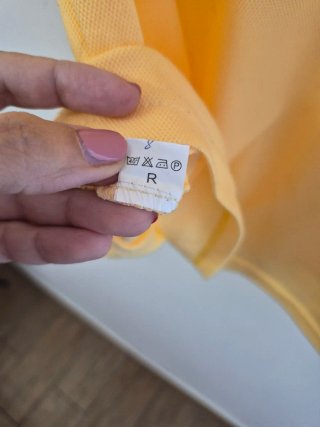 Polo Lacoste Uomo Vintage Giallo Taglia L