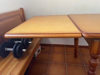 Mesa comedor madera extensible