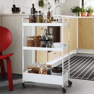 Carrito IKEA Nissafors Blanco