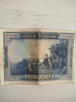 Billete 100 Pesetas España 1928