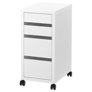 Cajonera blanca con ruedas