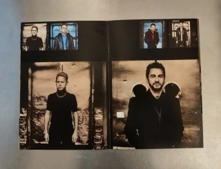 Programa gira Depeche Mode - Exciter 2001 Tour.