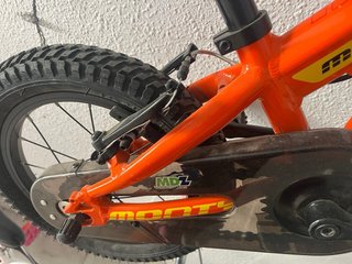Bicicleta infantil naranja Monty 10