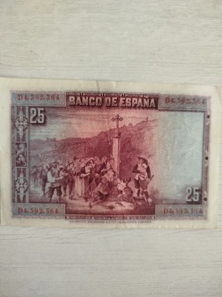 Billete 25 Pesetas Banco de España 1928
