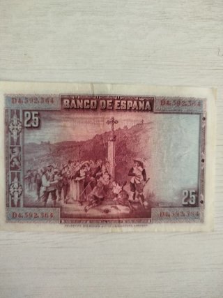 Billete 25 Pesetas Banco de España 1928