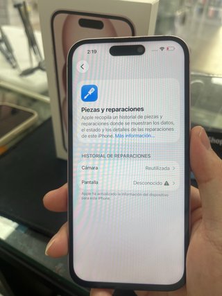 iPhone 15 128GB Rosa pantalla no original