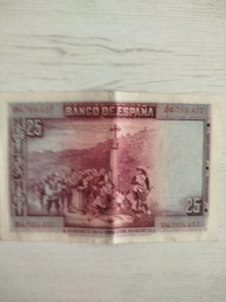 Billete 25 Pesetas Banco de España 1928