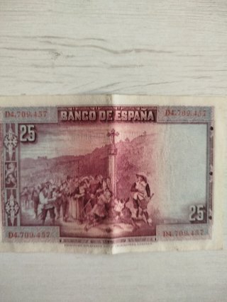 Billete 25 Pesetas Banco de España 1928