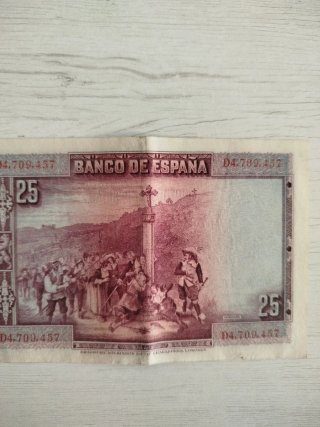 Billete 25 Pesetas Banco de España 1928