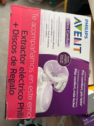 Sacaleches Eléctrico Avent Ultra Comfort + Discos