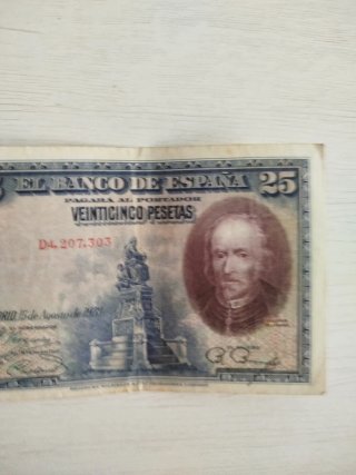 Billete 25 Pesetas Banco de España 1923