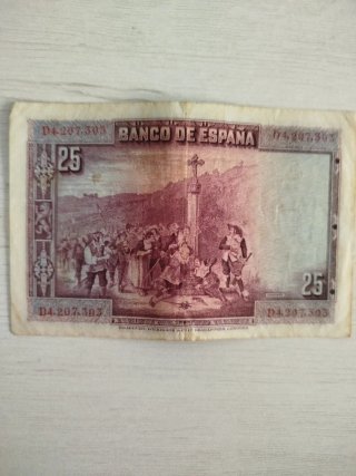 Billete 25 Pesetas Banco de España 1923