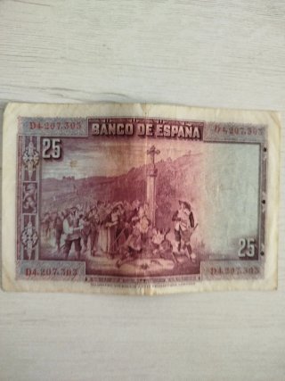 Billete 25 Pesetas Banco de España 1923