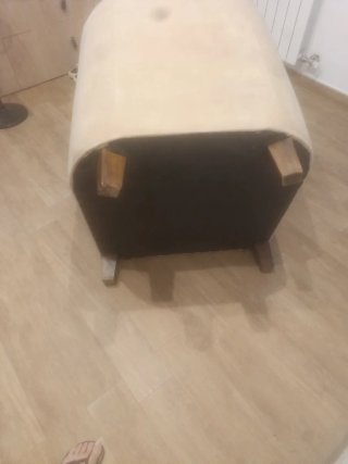 Butaca Piel Maison du Monde Beige/Marrón