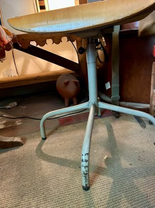 Pareja Sillas Trabajo Ajustables Madera sbedul