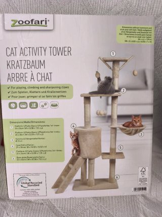 Árbol rascador para gatos Zoofari