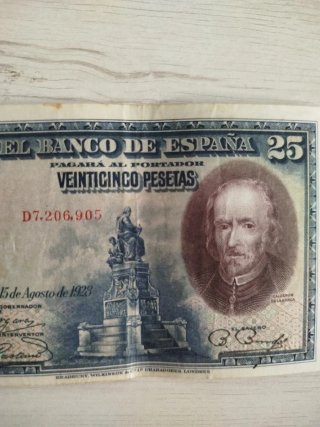 Billete 25 Pesetas Banco de España 1929