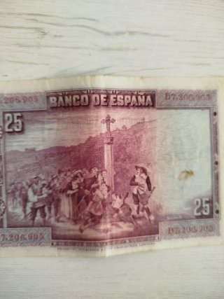 Billete 25 Pesetas Banco de España 1929