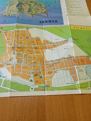 MAPPA TURISTICA DI NAPOLI VINTAGE