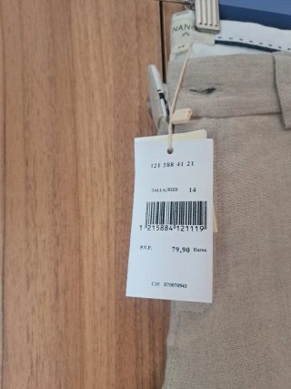 Pantalón lino Nanos Talla 14
