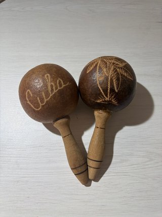 Maracas de madera Cuba