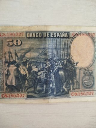 Billete 50 Pesetas Banco de España 1928