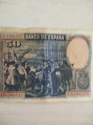 Billete 50 Pesetas Banco de España 1928