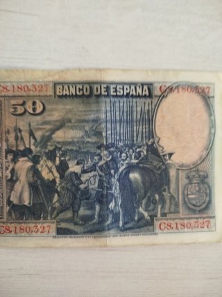 Billete 50 Pesetas Banco de España 1928