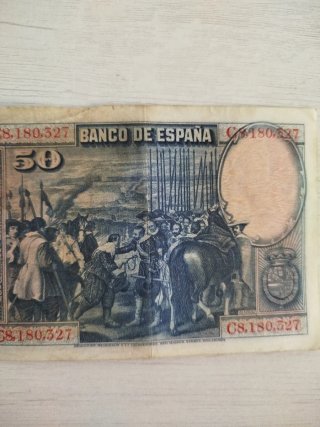 Billete 50 Pesetas Banco de España 1928