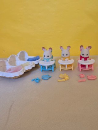 Sylvanian Families set culle e seggioloni