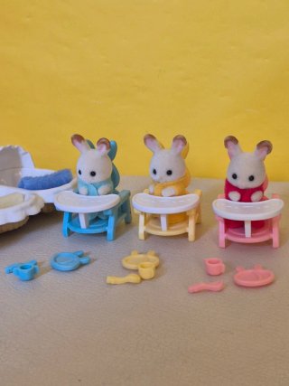 Sylvanian Families set culle e seggioloni