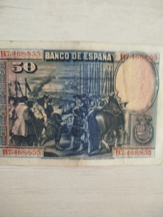 Billete 50 Pesetas Banco de España 1928