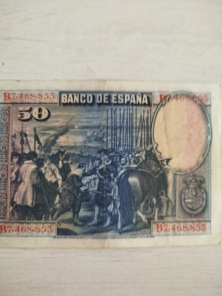 Billete 50 Pesetas Banco de España 1928