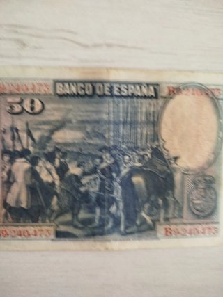Billete 50 Pesetas Banco de España 1928