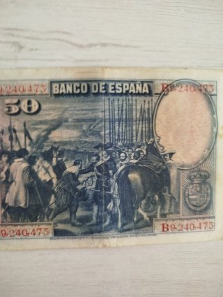 Billete 50 Pesetas Banco de España 1928