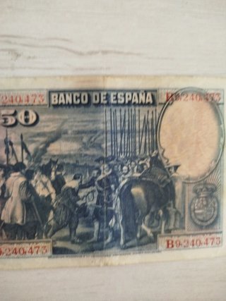 Billete 50 Pesetas Banco de España 1928