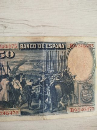 Billete 50 Pesetas Banco de España 1928