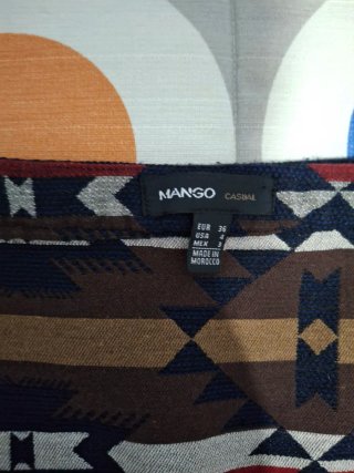 Minifalda Mango Estampada
