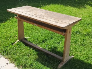 Pupitre antiguo de madera