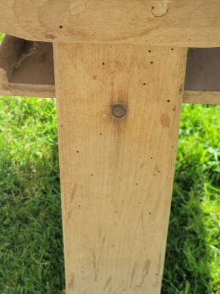 Pupitre antiguo de madera