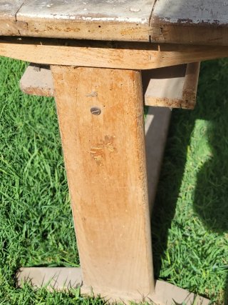 Pupitre antiguo de madera