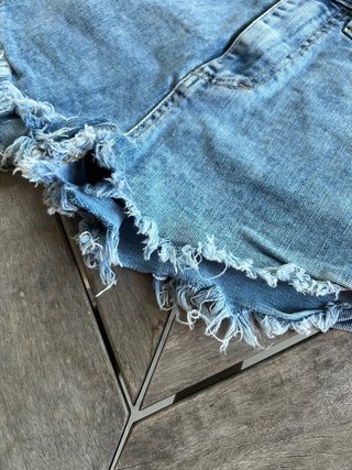 Shorts denim vita alta Please