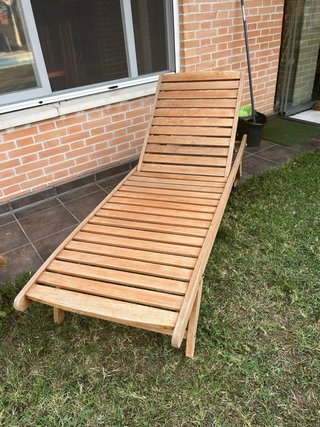 Tumbonas de madera para exterior