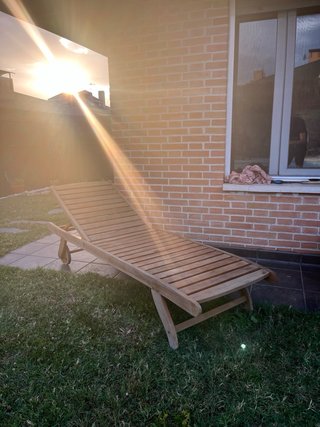 Tumbonas de madera para exterior