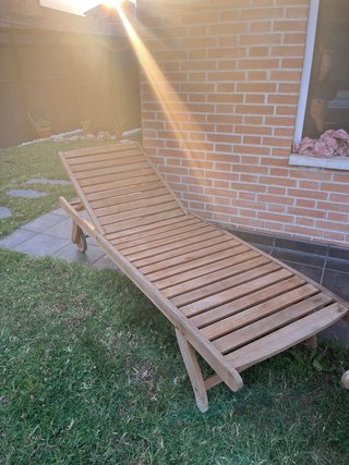 Tumbonas de madera para exterior
